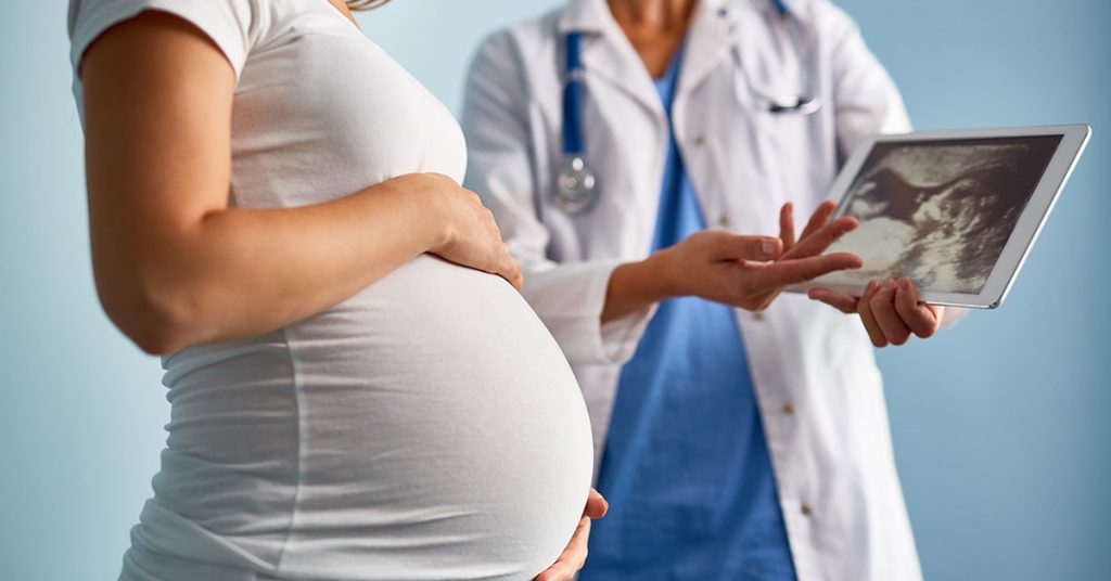 Ultrasound Results for Pregnant Woman