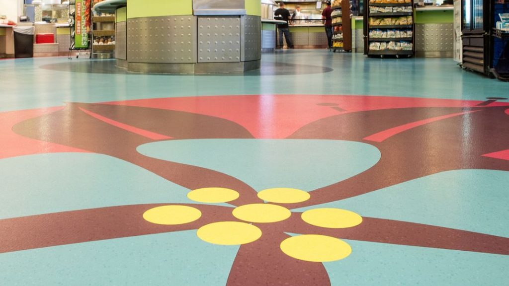 Rubber-flooring